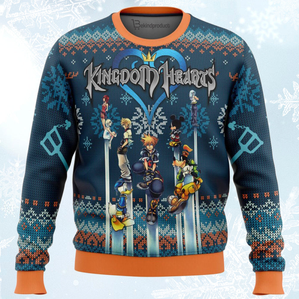 Kingdom Hearts Alt Ugly Christmas Sweater For Men & Women Christmas Gift Sweater BH421 - WeCustomit