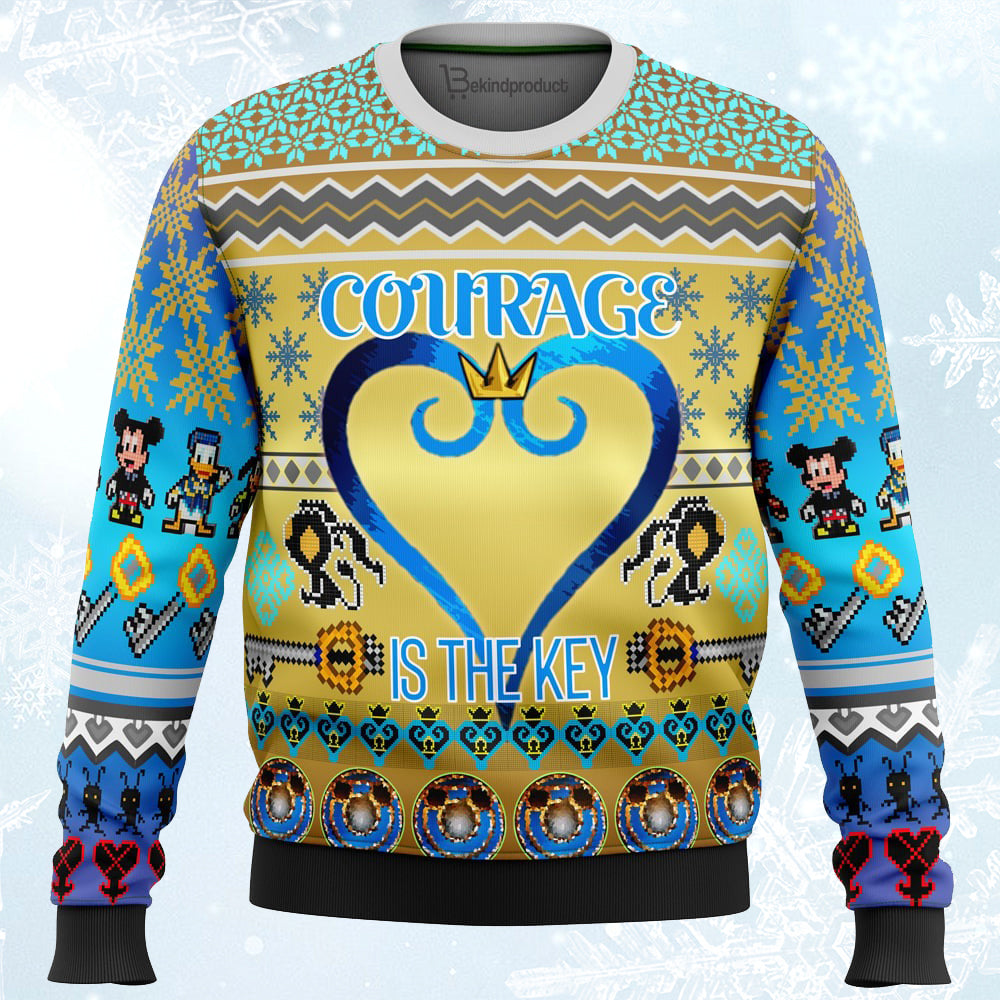 Kingdom Hearts Ugly Christmas Sweater For Men & Women Christmas Gift Sweater PT222 - WeCustomit
