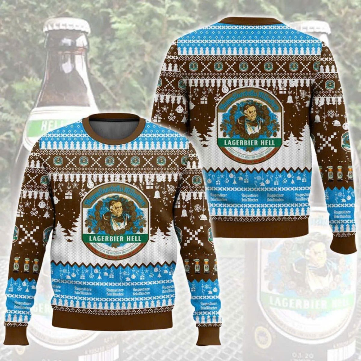 Langerbier Hell Christmas Holiday Ugly Sweater - WeCustomit
