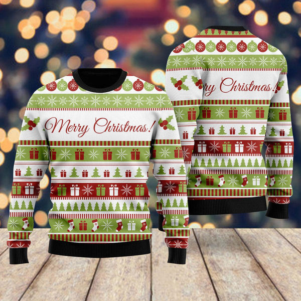 Light Up Christmas Gift Pattern Ugly Christmas Sweater For Men & Women Christmas Gift Sweater US1106 - WeCustomit