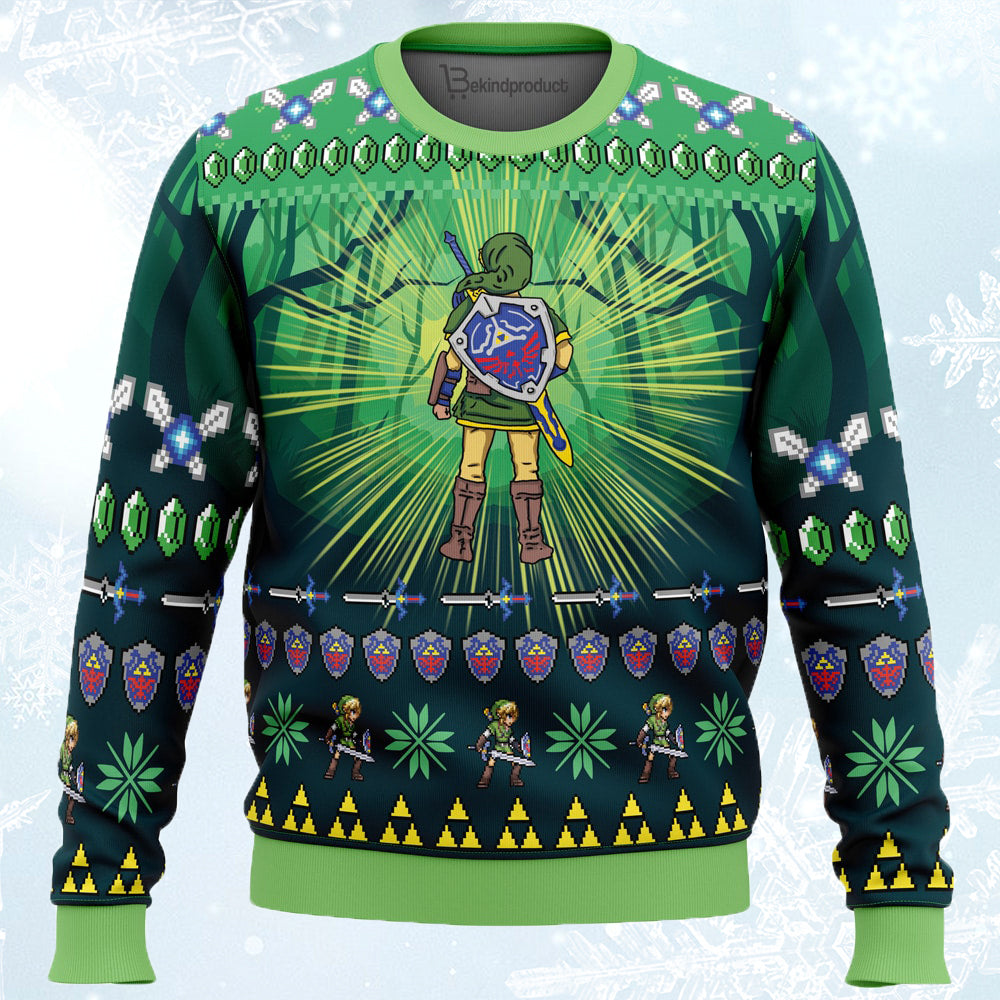 Legend of Zelda Ugly Christmas Sweater For Men & Women Christmas Gift Sweater PT772 - WeCustomit
