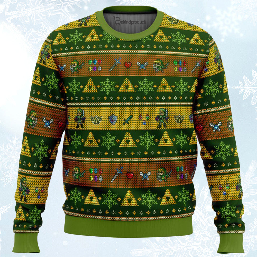 Link Adventure Legend Ugly Christmas Sweater For Men & Women Christmas Gift Sweater BH096 - WeCustomit