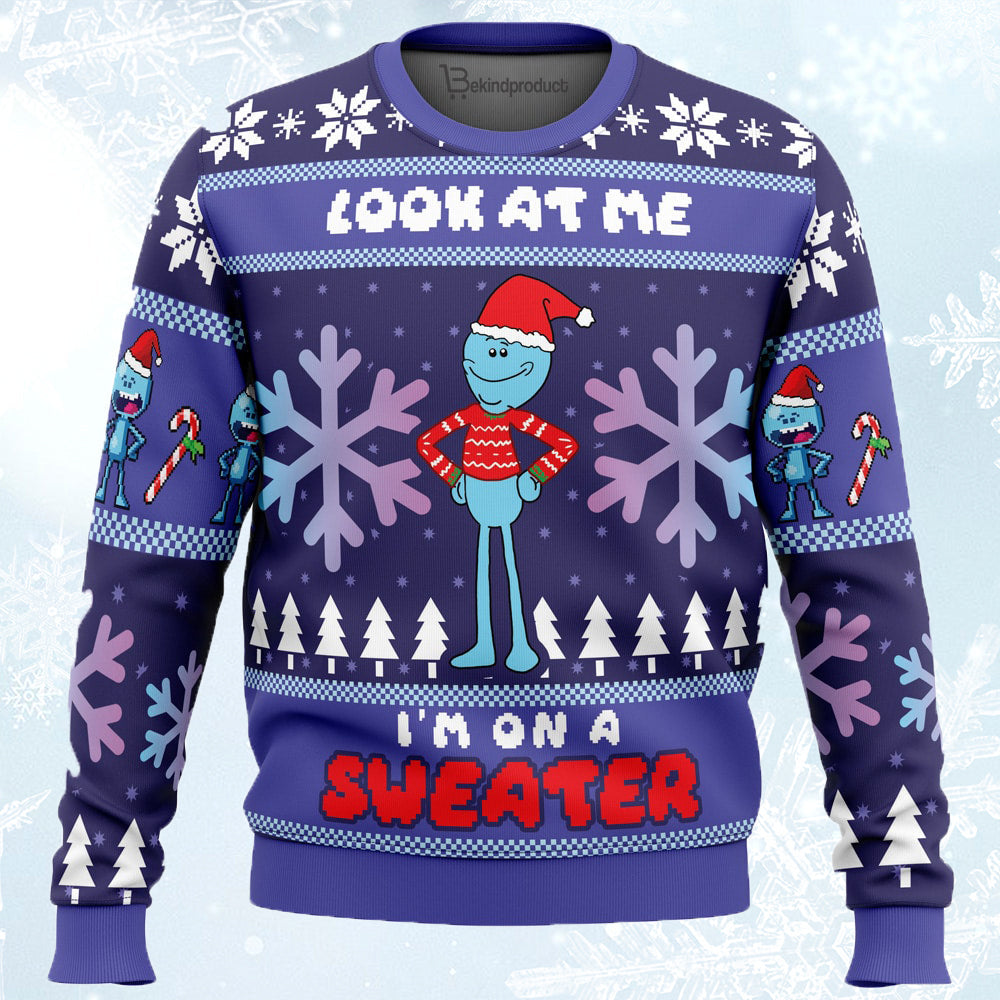 Look at Me Ugly Christmas Sweater For Men & Women Christmas Gift Sweater PT538 - WeCustomit