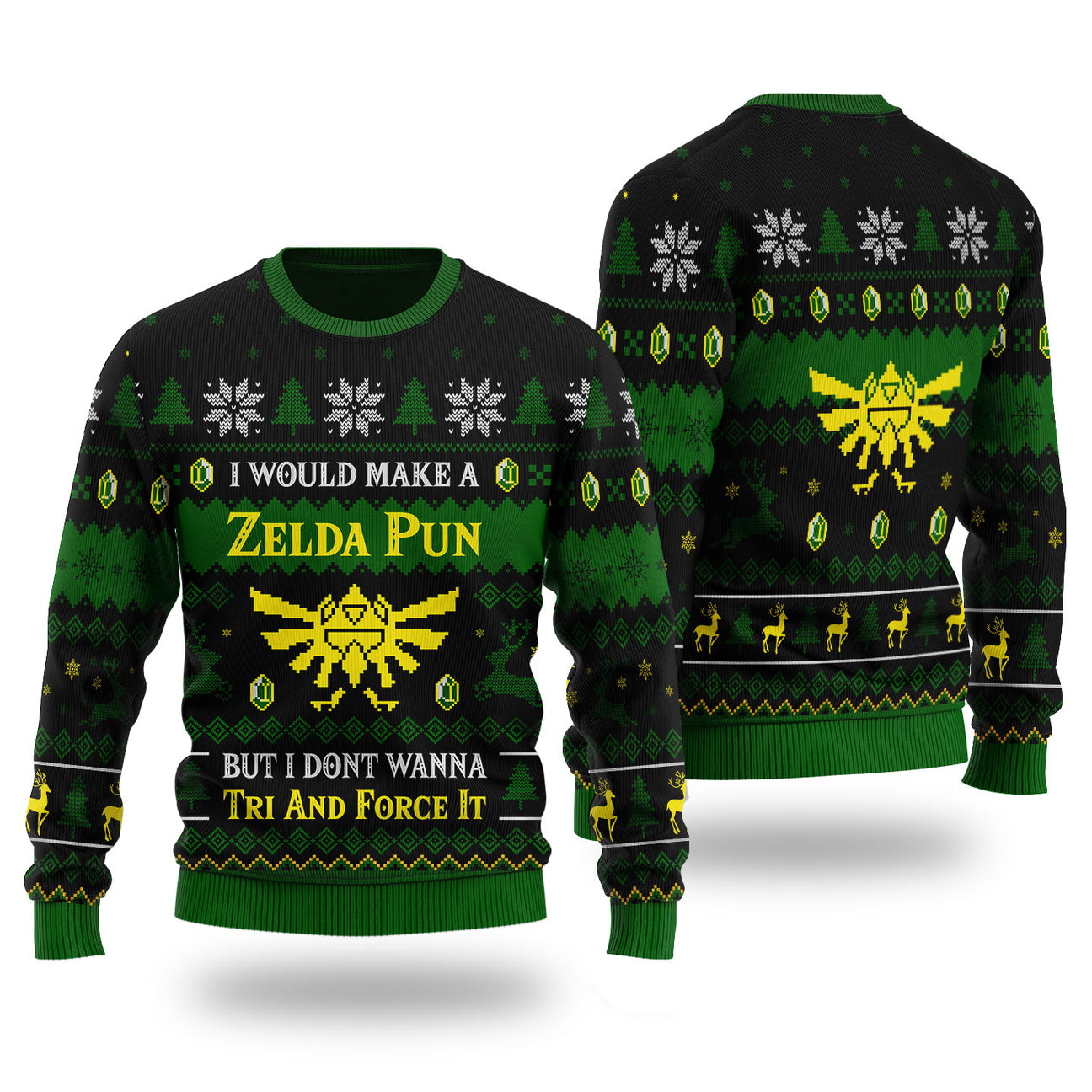 The legend of Zelda Ugly Christmas Sweater For Men & Women Christmas Gift Sweater PT2035 - WeCustomit