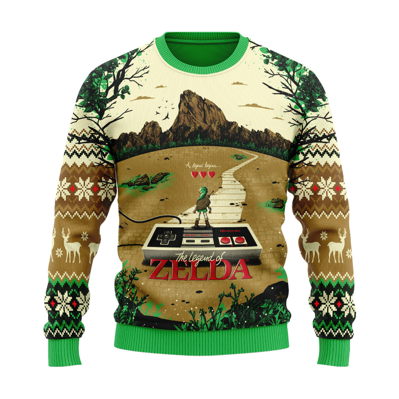 The Legend of Zelda Ugly Christmas Sweater For Men & Women Christmas Gift Sweater PT2026 - WeCustomit