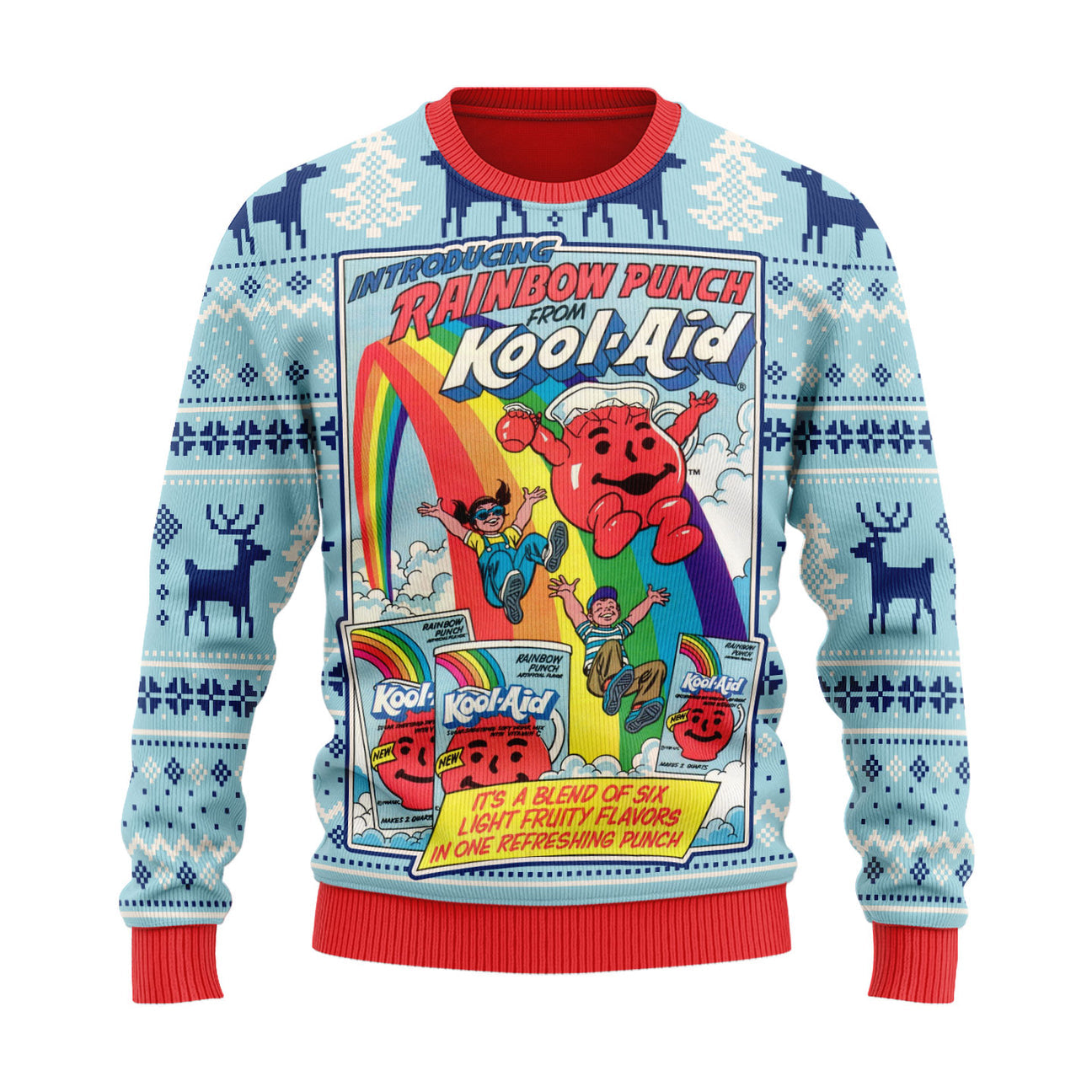 Kool Aid Ugly Christmas Sweater For Men & Women Christmas Gift Sweater PT2034 - WeCustomit
