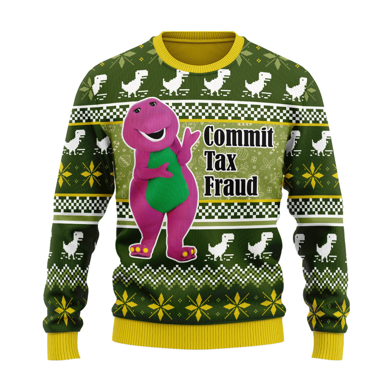 Commit Tax Fraud Ugly Christmas Sweater For Men & Women Christmas Gift Sweater PT2018 - WeCustomit
