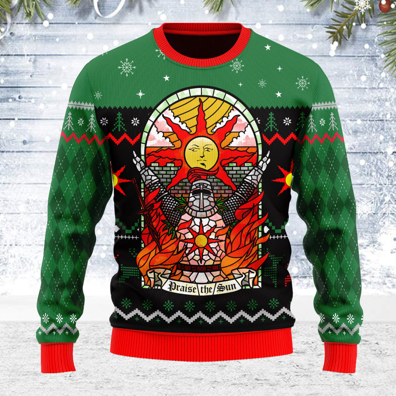 Praise The Sun Ugly Christmas Sweater For Men & Women Christmas Gift Sweater PT2020 - WeCustomit