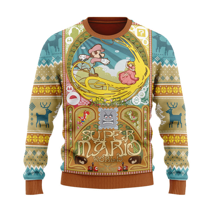 Super Mario World Unisex Ugly Christmas Sweater For Men & Women Christmas Gift Sweater US3962 - WeCustomit