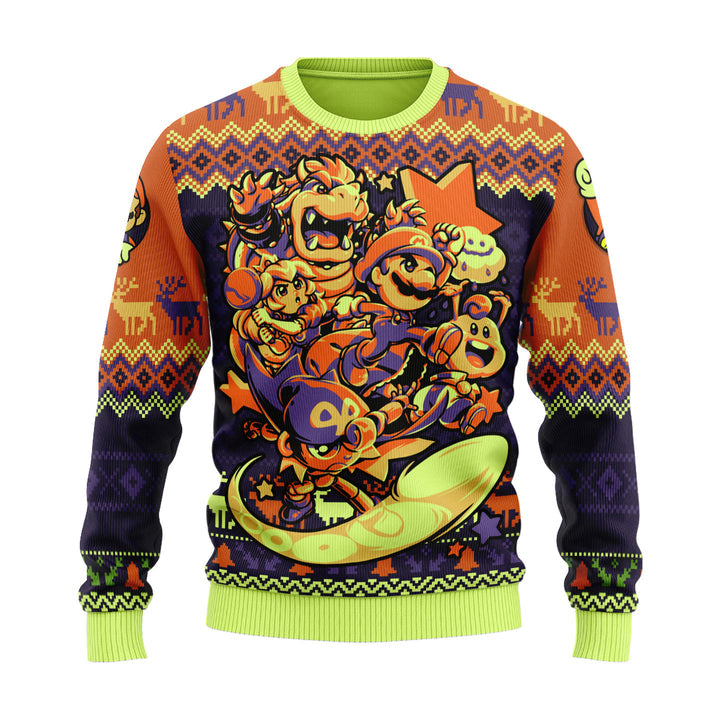 Super Mario Unisex Ugly Christmas Sweater For Men & Women Christmas Gift Sweater US3965 - WeCustomit