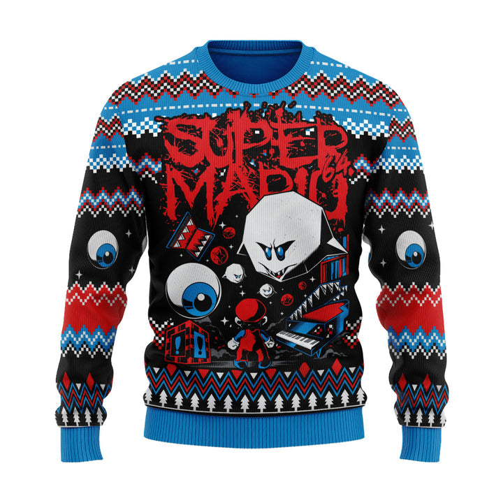 Super Mario Unisex Ugly Christmas Sweater For Men & Women Christmas Gift Sweater US3946 - WeCustomit