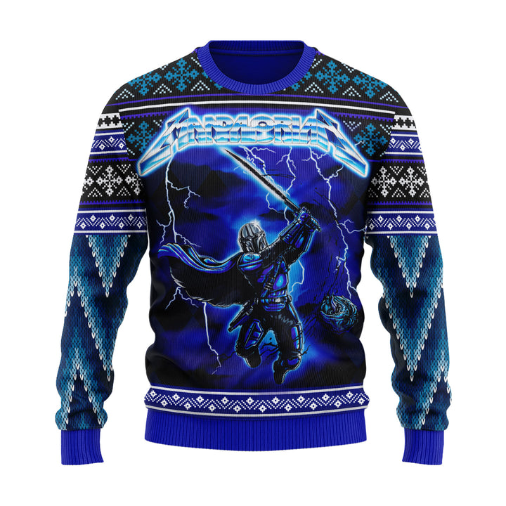 Mandalorian St.ar Wa.rs Unisex Ugly Christmas Sweater For Men & Women Christmas Gift Sweater US3948 - WeCustomit