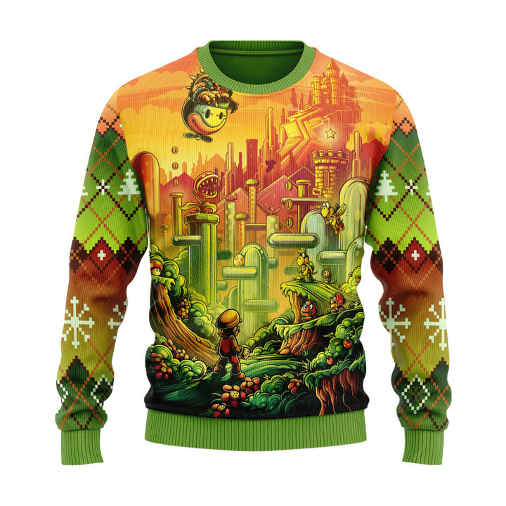 Your Princess is in Another Castle Mario Unisex Ugly Christmas Sweater For Men & Women Christmas Gift Sweater US3961 - WeCustomit