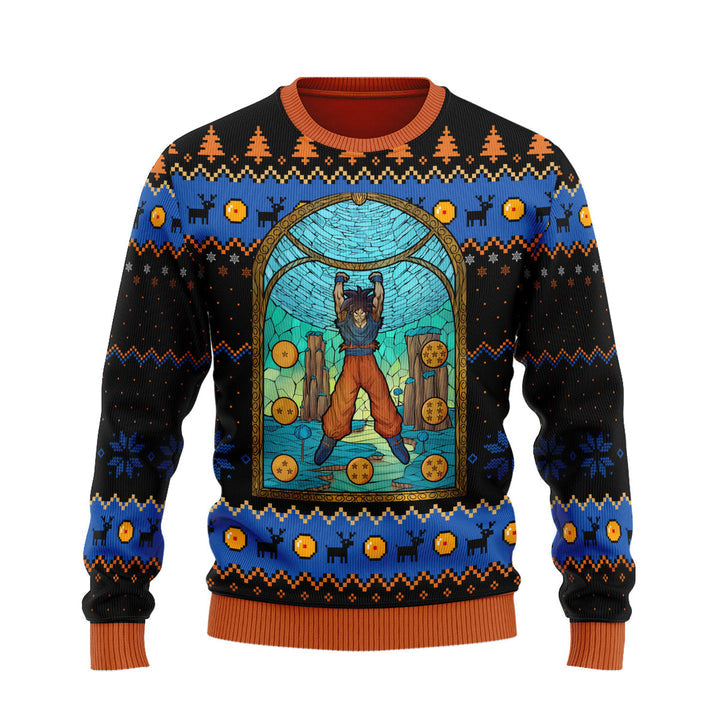 Dragon Ball Unisex Ugly Christmas Sweater For Men & Women Christmas Gift Sweater US3956 - WeCustomit