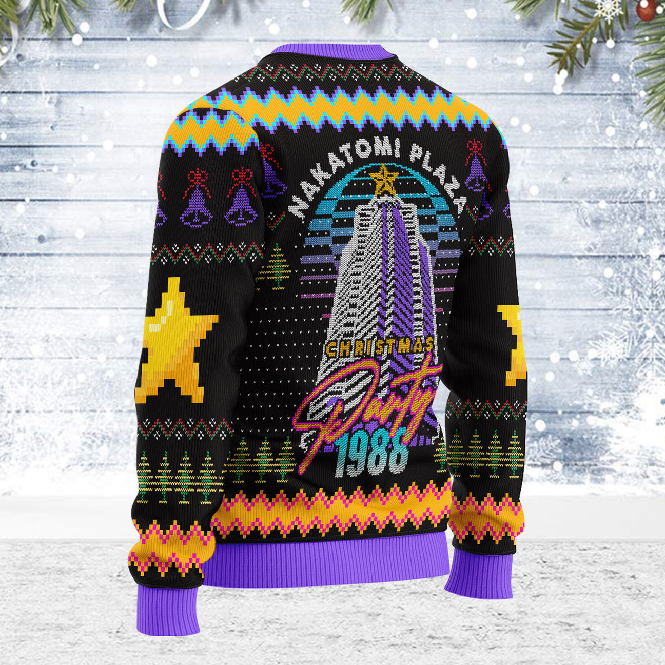 Nakatomi Plaza Party 1988 Ugly Christmas Sweater For Men & Women Christmas Gift Sweater PT2002 - WeCustomit