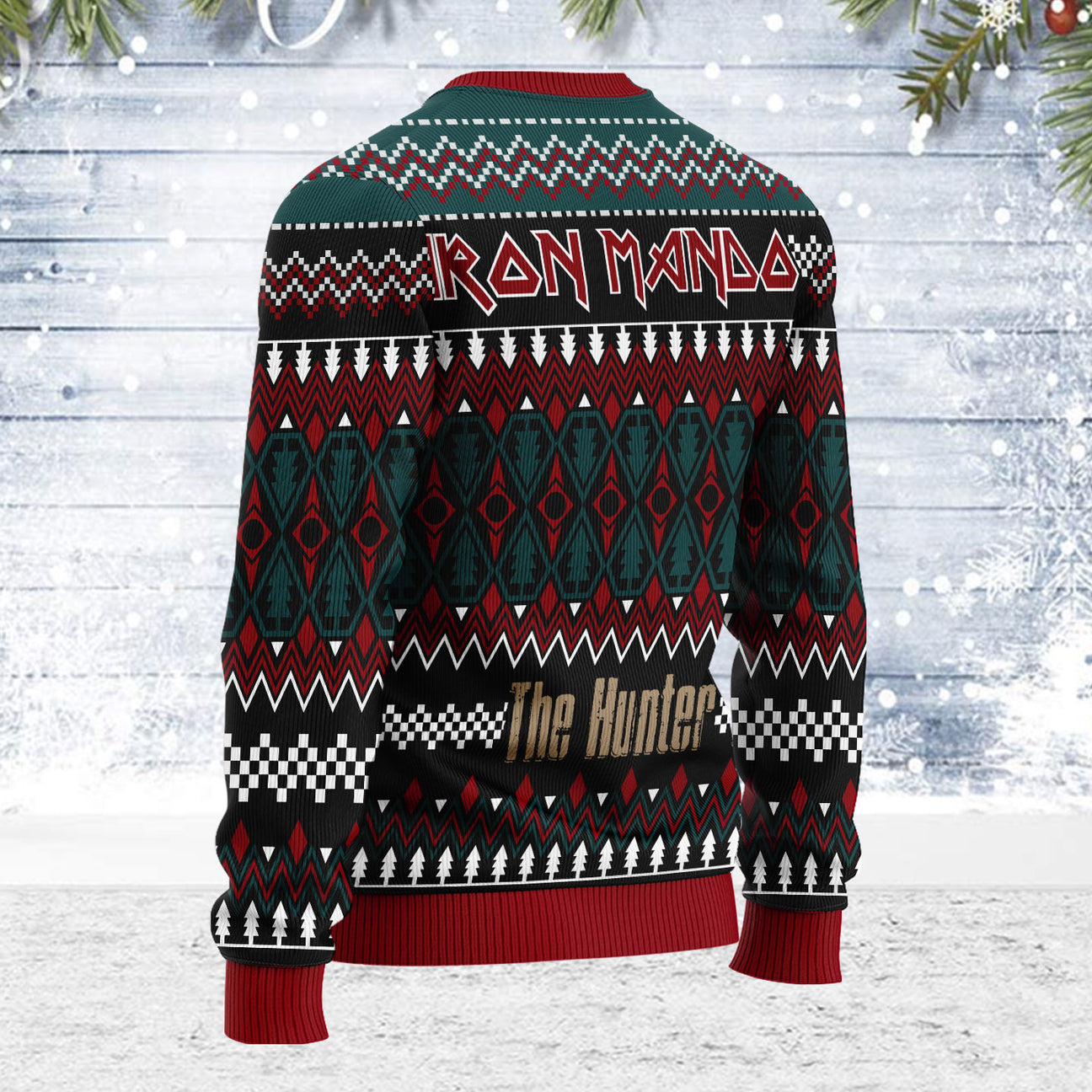 Iron Mando Ugly Christmas Sweater For Men & Women Christmas Gift Sweater PT2009 - WeCustomit