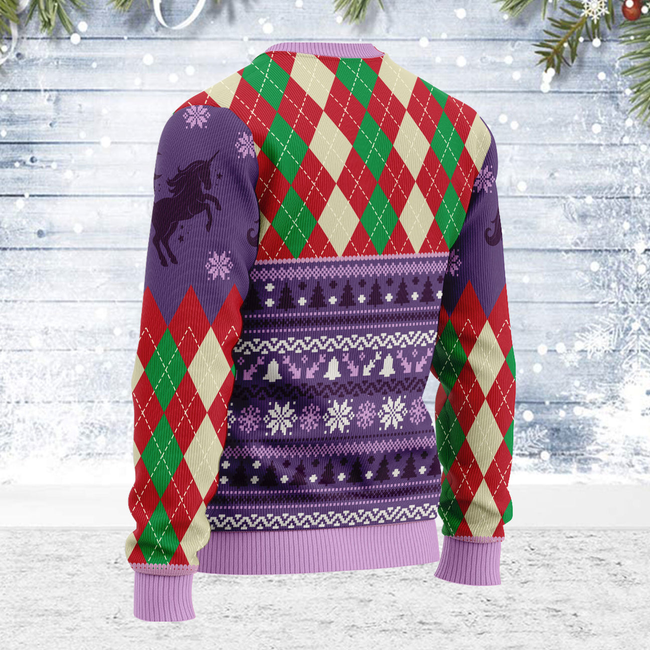 Unicorn Rainbow Ugly Christmas Sweater For Men & Women Christmas Gift Sweater PT2005 - WeCustomit