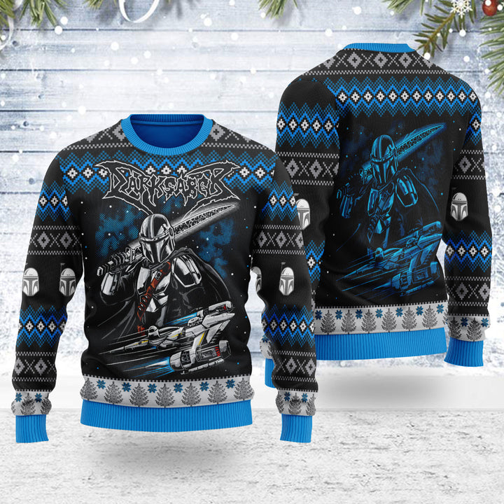 Dark Blade St.ar Wa.rs Unisex Ugly Christmas Sweater For Men & Women Christmas Gift Sweater US3950 - WeCustomit
