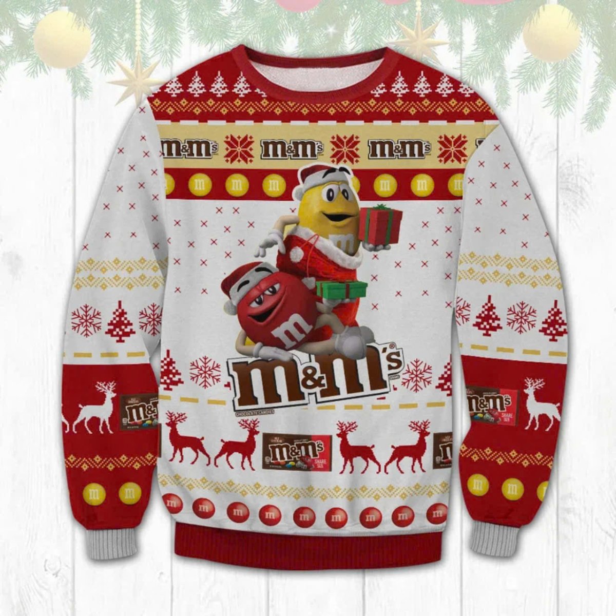 M&M Christmas Ugly Sweater - WeCustomit