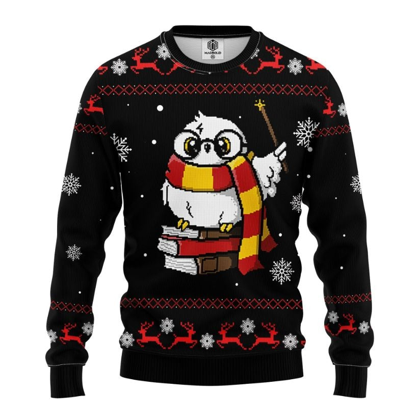 Magic Owl Har.ry Pot.ter Ugly Christmas Sweater For Men & Women Christmas Gift Sweater US4223 - WeCustomit