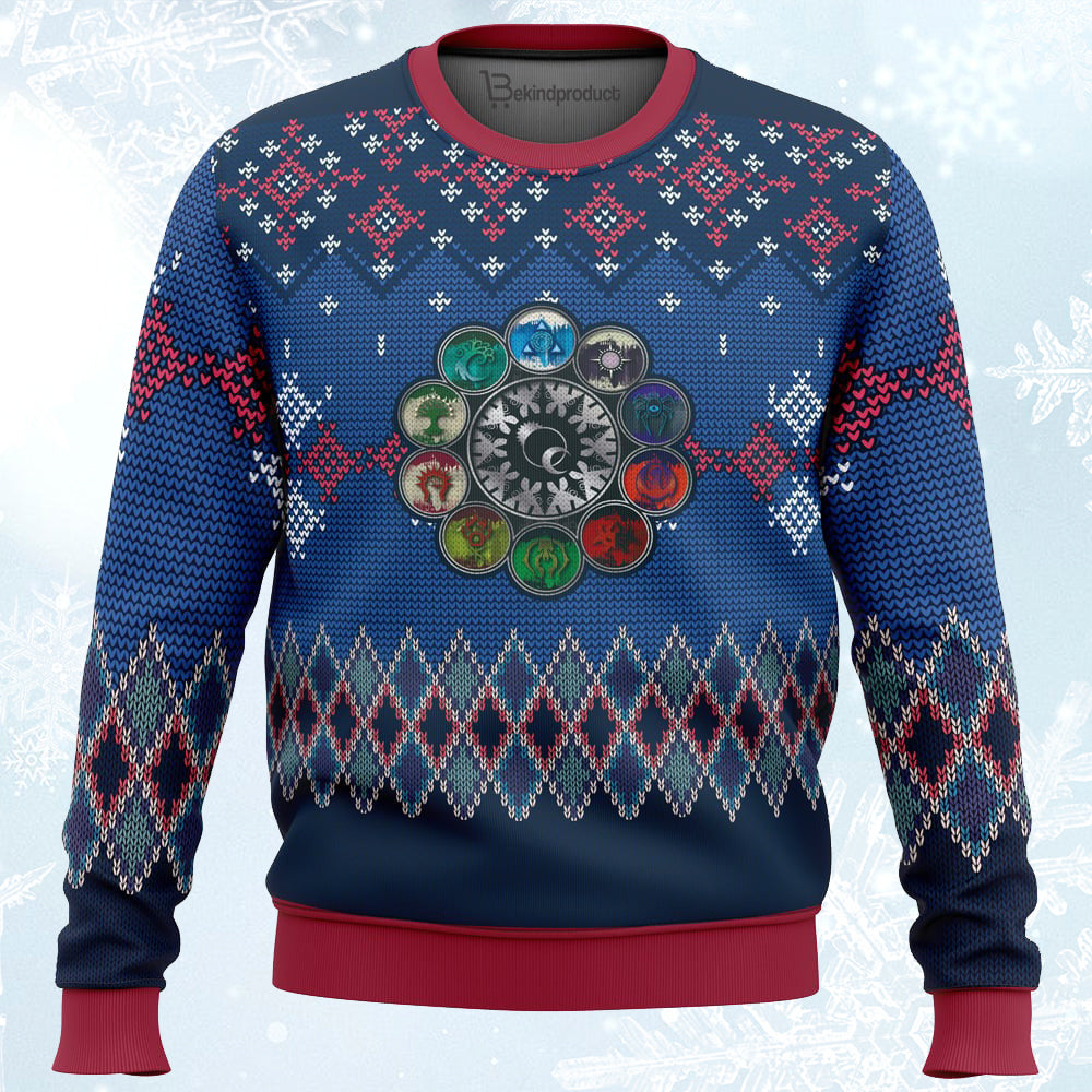 Magic the Gathering Ravnica Ugly Christmas Sweater For Men & Women Christmas Gift Sweater PT055 - WeCustomit