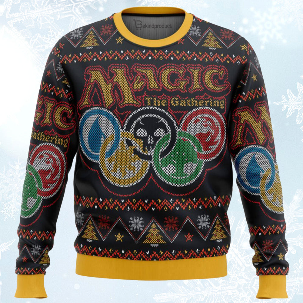 Magic the Gathering Ugly Christmas Sweater For Men & Women Christmas Gift Sweater BH015 - WeCustomit