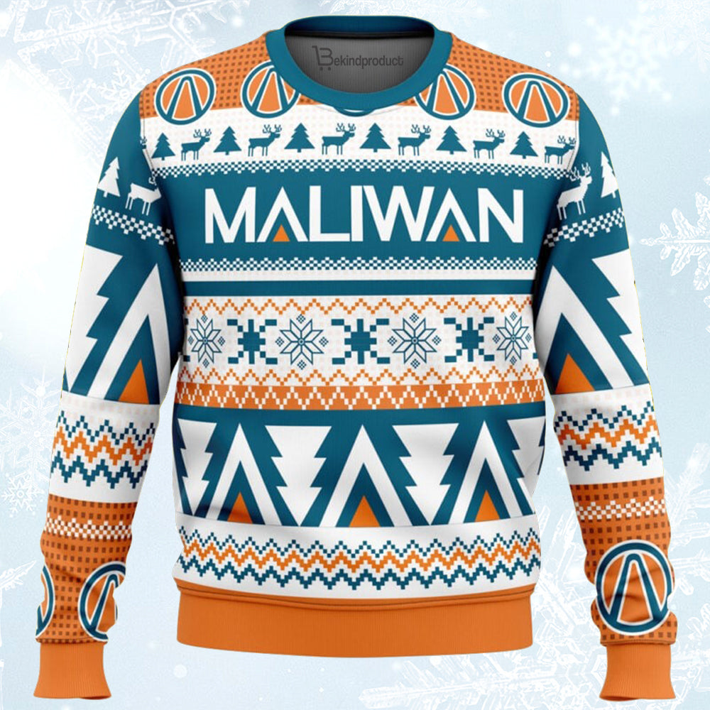 Maliwan Christmas Borderlands Ugly Christmas Sweater For Men & Women Christmas Gift Sweater BH335 - WeCustomit