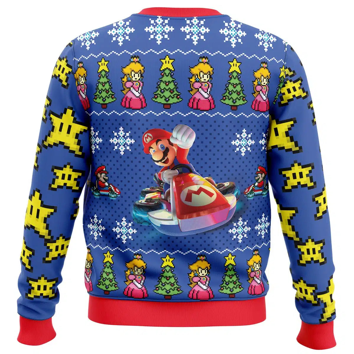 Zoom Into The Holidays With Mario Ugly Christmas Sweater For Men & Women Christmas Gift Sweater US4255 - WeCustomit