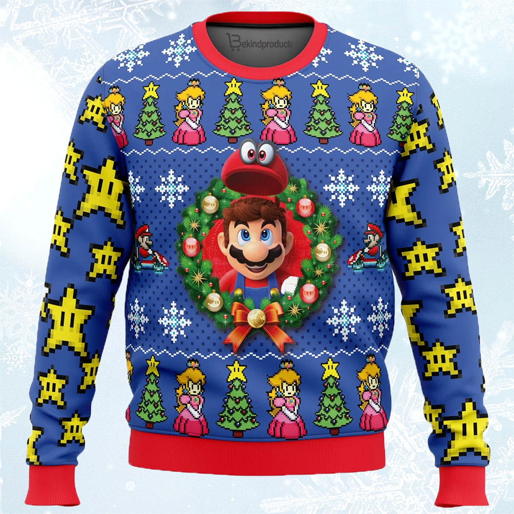 Mario-Kart Ugly Christmas Sweater For Men & Women Christmas Gift Sweater PT493 - WeCustomit