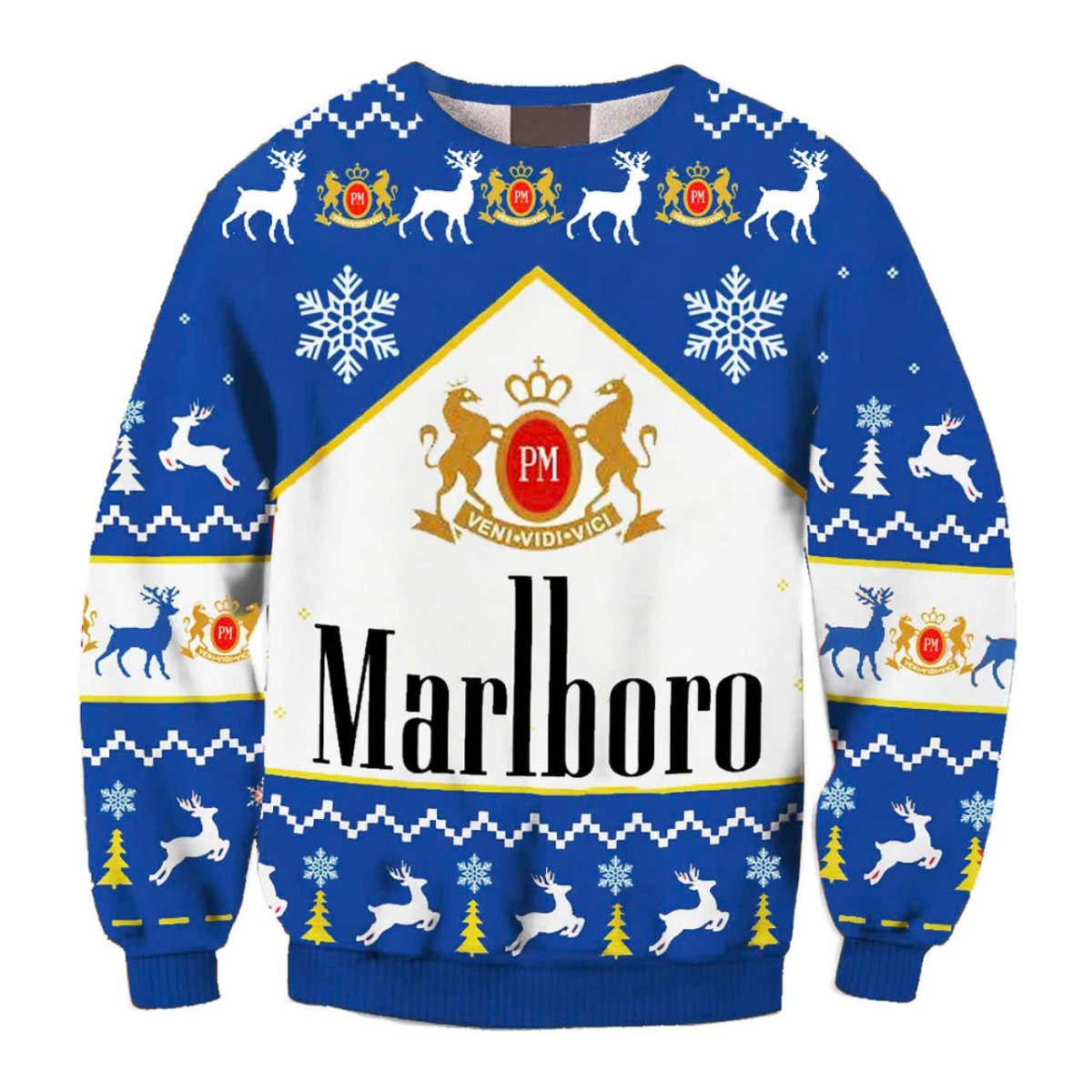 Marlboro Christmas Ugly Sweater - WeCustomit