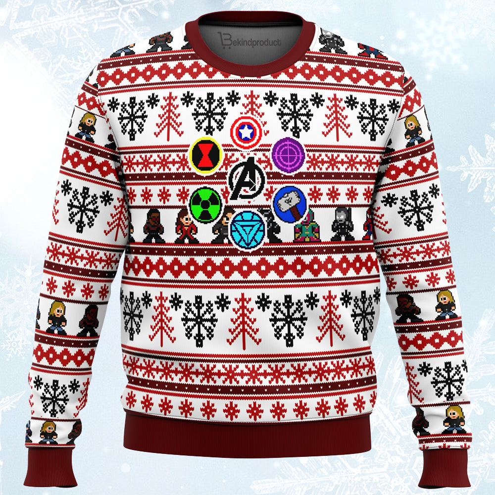 Retro Christmas Ugly Christmas Sweater For Men & Women Christmas Gift Sweater PT256 - WeCustomit