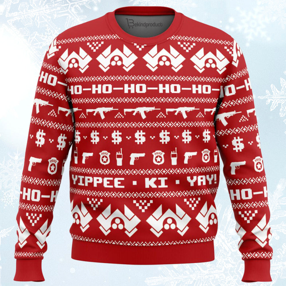 McClane Winter Die Hard Ugly Christmas Sweater For Men & Women Christmas Gift Sweater BH333 - WeCustomit