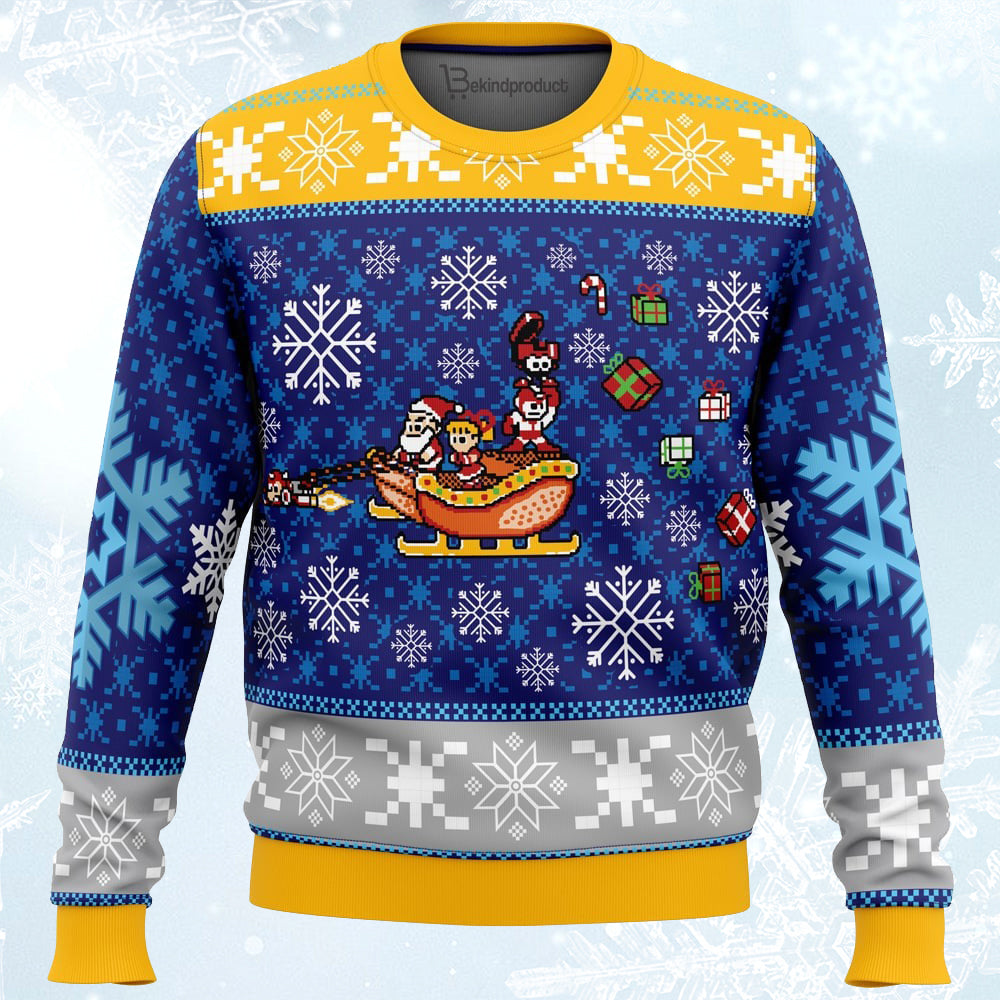 Mega Merry Christmas Ugly Christmas Sweater For Men & Women Christmas Gift Sweater PT386 - WeCustomit