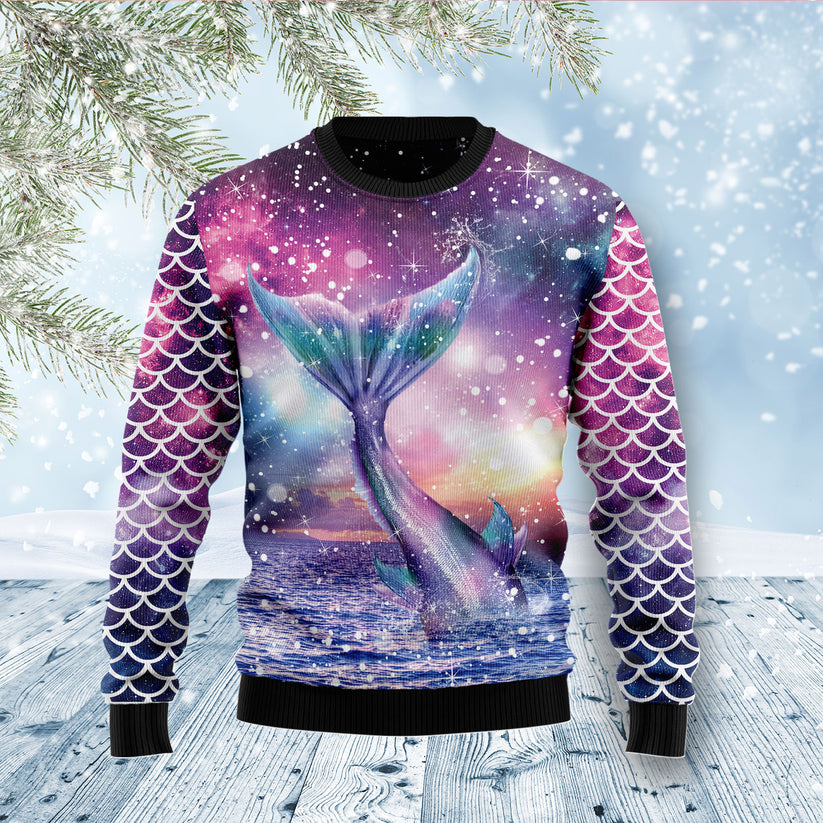 Mermaid Soul Ugly Christmas Sweater For Men & Women Christmas Gift Sweater US2181 - WeCustomit
