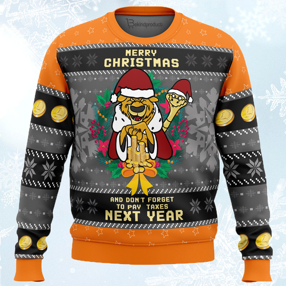 Merry-Taxes-Christmas Ugly Christmas Sweater For Men & Women Christmas Gift Sweater PT461 - WeCustomit