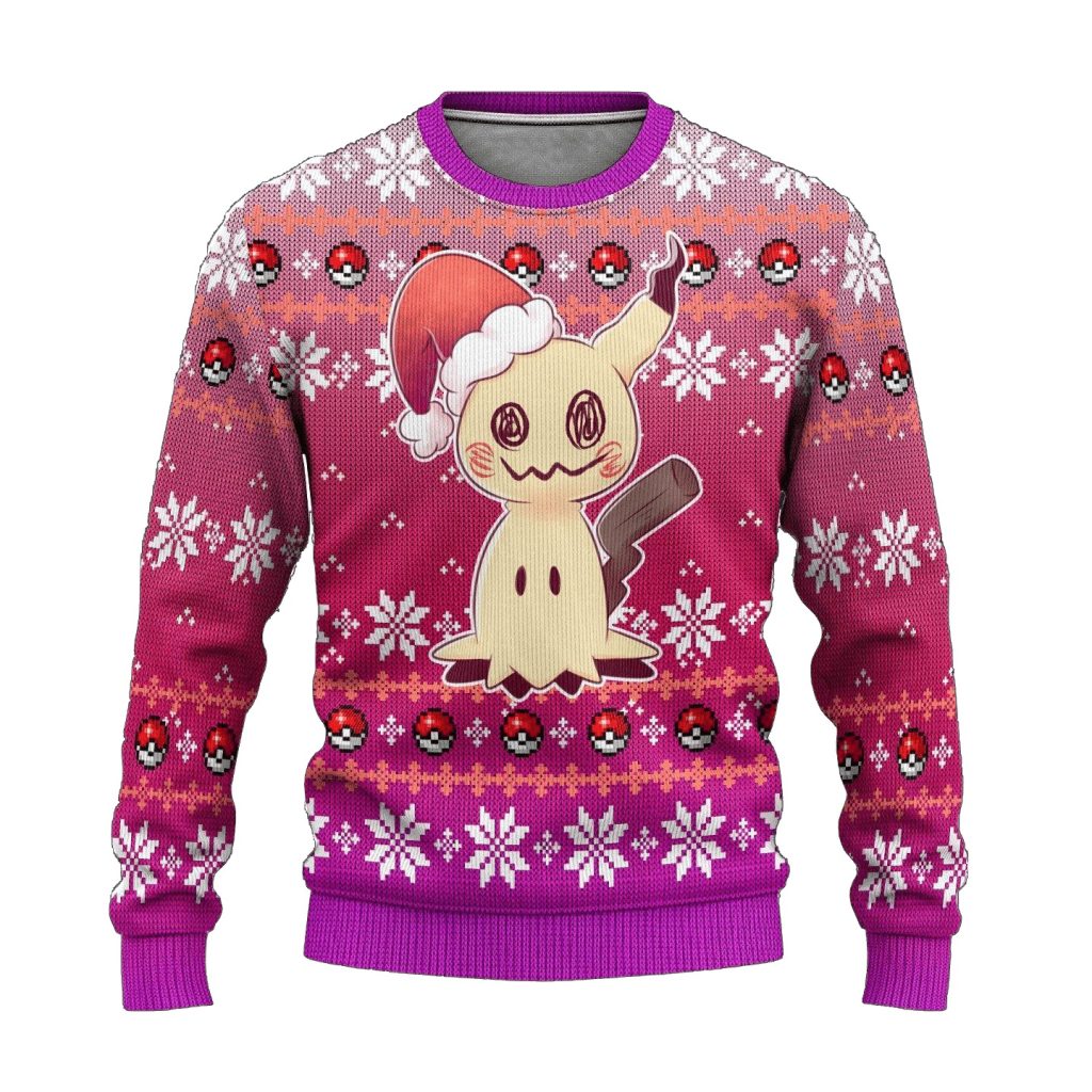 Cute PKM Christmas Ugly Christmas Sweater For Men & Women Christmas Gift Thanksgiving Sweater US4373 - WeCustomit