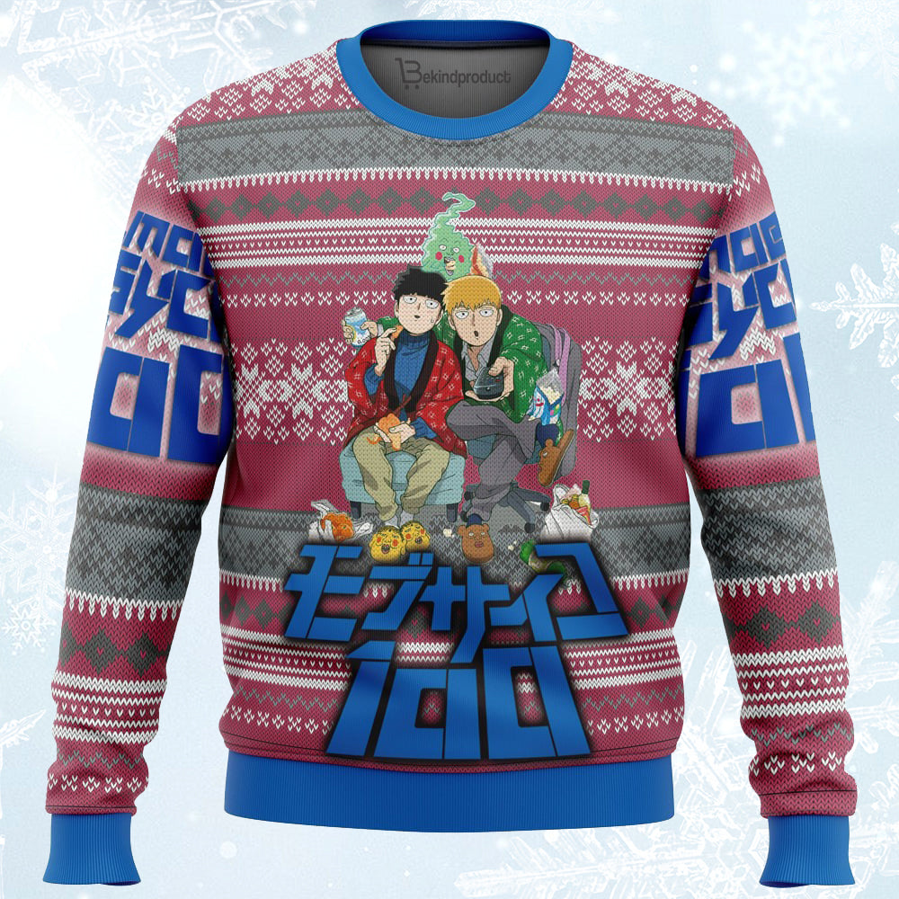 Mob Psycho 100 Alt Christmas Sweater For Men & Women Christmas Gift Sweater PT139 - WeCustomit