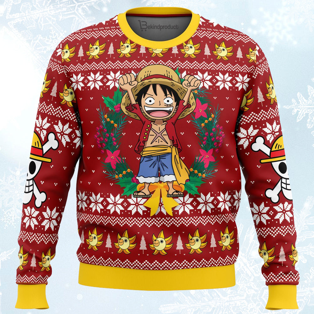 Monkey D Ugly Christmas Sweater For Men & Women Christmas Gift Sweater PT726 - WeCustomit