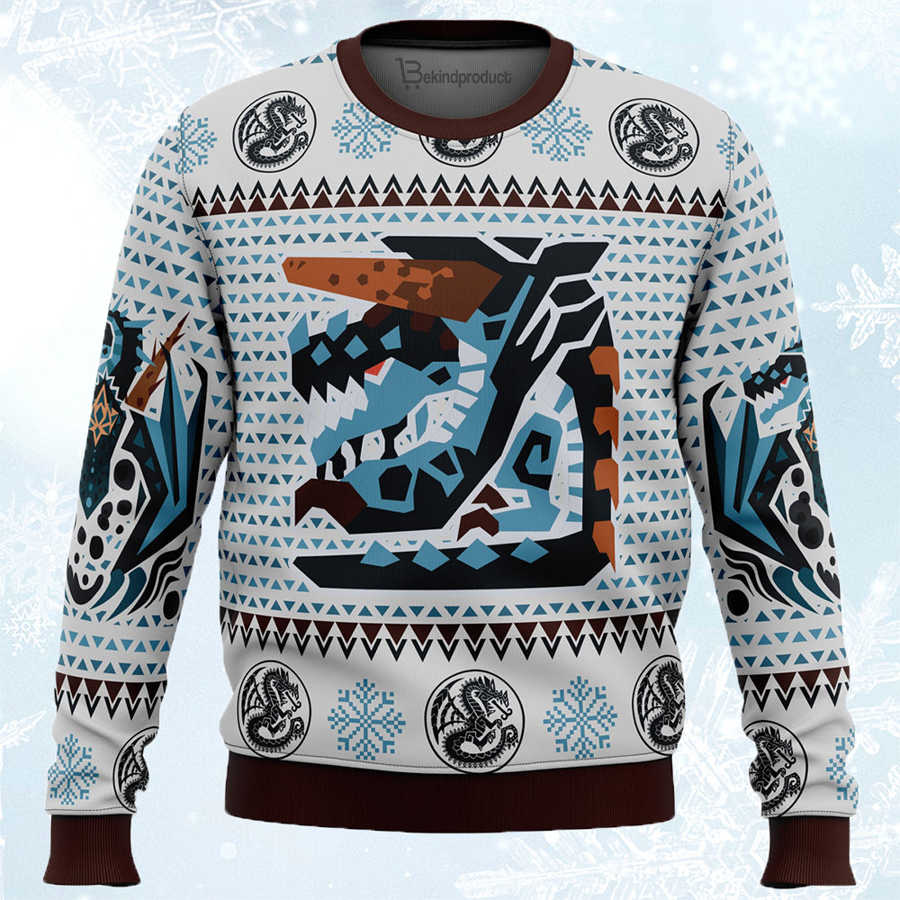 Monster Hunter Ugly Christmas Sweater For Men & Women Christmas Gift Sweater PT774 - WeCustomit