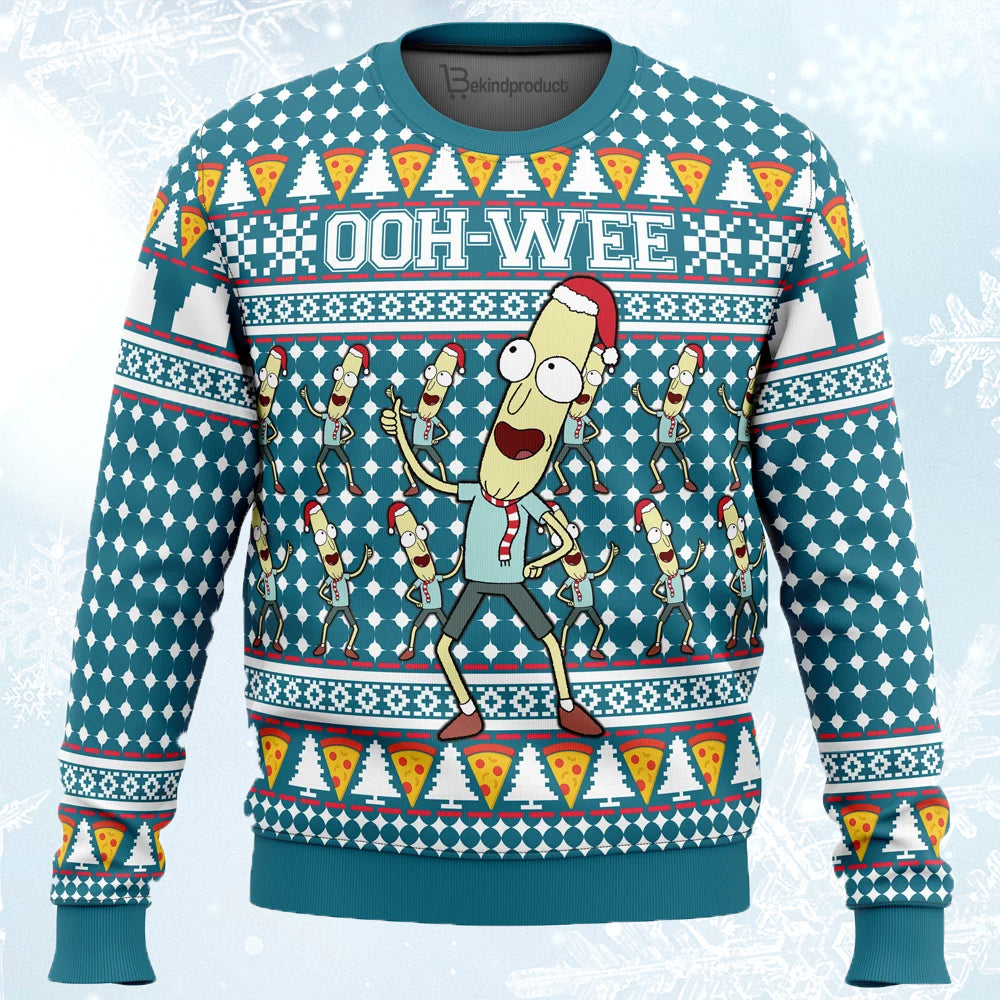 Ohh Wee Rick Ugly Christmas Sweater For Men & Women Christmas Gift Sweater PT662 - WeCustomit