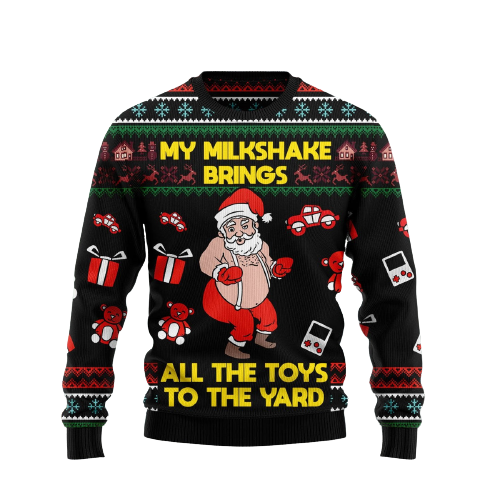 My Milkshake Bring Christmas Ugly Christmas Sweater For Men & Women Christmas Gift Sweater US1200 - WeCustomit