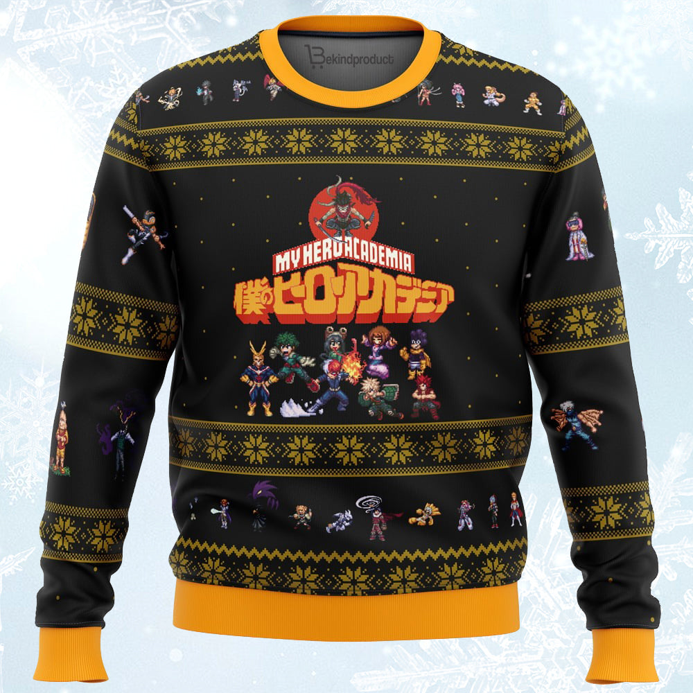 My Hero Academia Boku No Sprites Ugly Christmas Sweater For Men & Women Christmas Gift Sweater PT254 - WeCustomit