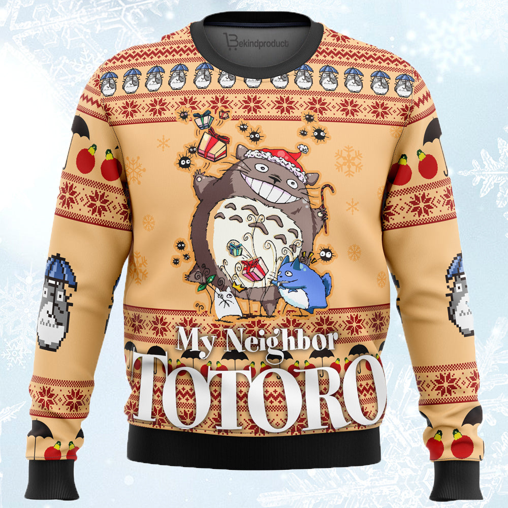 My Neighbor TOTORO Ugly Christmas Sweater For Men & Women Christmas Gift Sweater PT576 - WeCustomit