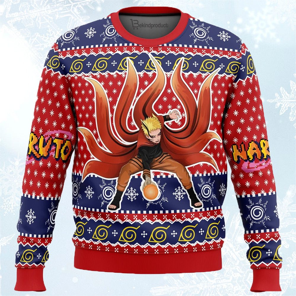 Naruto Ugly Christmas Sweater For Men & Women Christmas Gift Sweater PT776 - WeCustomit