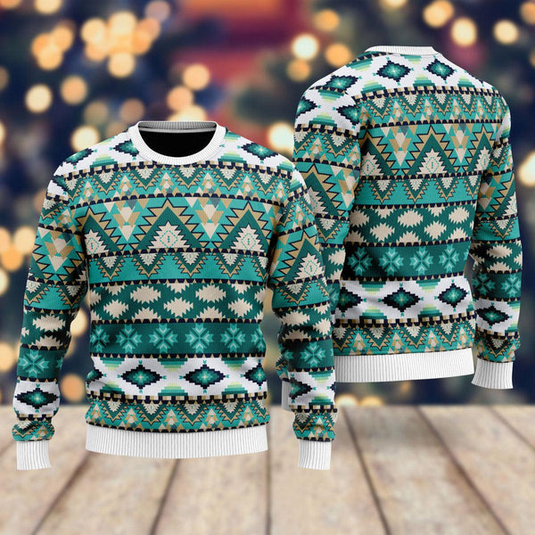 Native American Ugly Christmas Sweater For Men & Women Christmas Gift Sweater US2332 - WeCustomit
