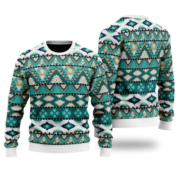 Native American Ugly Christmas Sweater For Men & Women Christmas Gift Sweater US2332 - WeCustomit