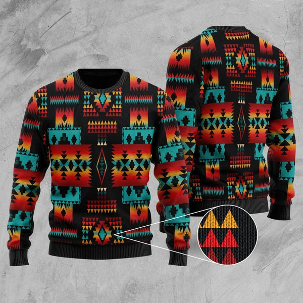Native American Ugly Christmas Sweater For Men & Women Christmas Gift Sweater US1612 - WeCustomit