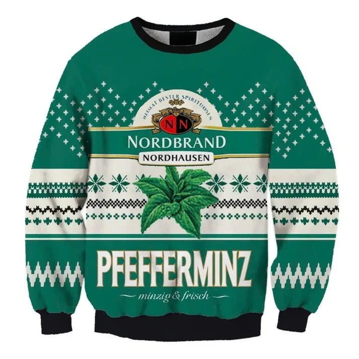 Nordbrand Pfefferminz Ugly Sweater - WeCustomit