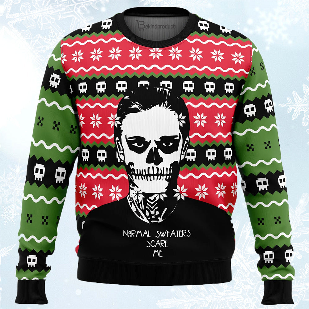 Scare Me American Horror Story Ugly Christmas Sweater For Men & Women Christmas Gift Sweater PT852 - WeCustomit