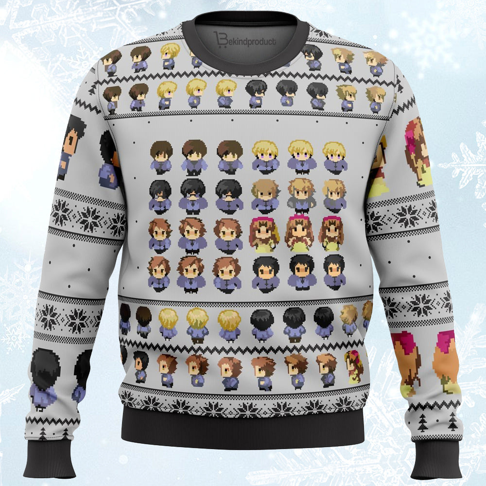 Ouran High School Ugly Christmas Sweater For Men & Women Christmas Gift Sweater PT732 - WeCustomit